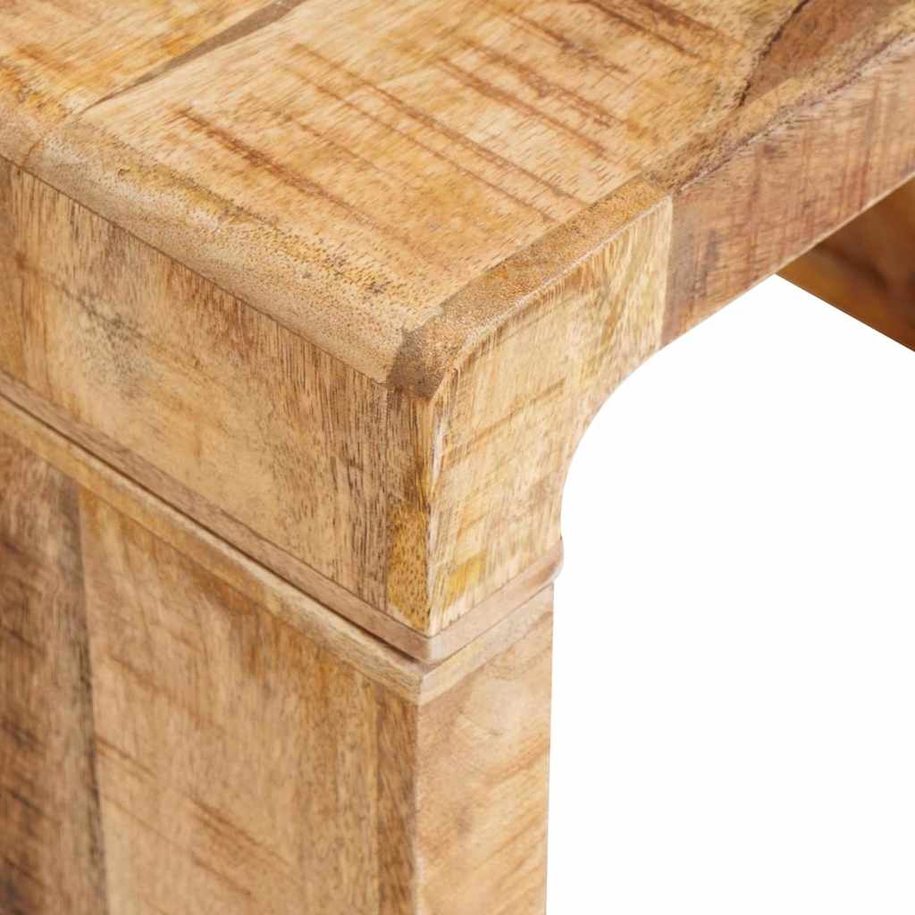 Mesa Auxiliar Marrón 60 x 35 x 46 cm Madera de mango maciza