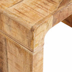 Mesa Auxiliar Marrón 60 x 35 x 46 cm Madera de mango maciza