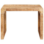 Mesa Auxiliar Marrón 60 x 35 x 46 cm Madera de mango maciza