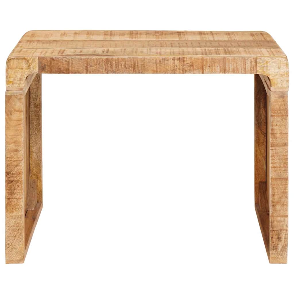 Mesa Auxiliar Marrón 60 x 35 x 46 cm Madera de mango maciza
