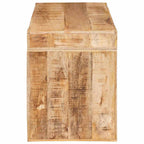 Mesa Auxiliar Marrón 60 x 35 x 46 cm Madera de mango maciza