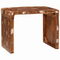 Mesa Auxiliar Marrón 60 x 35 x 46 cm Madera de mango maciza