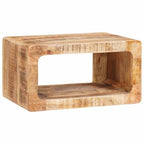 Mesita de Noche 2 pcs Marrón Madera de mango maciza