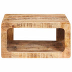Mesita de Noche 2 pcs Marrón Madera de mango maciza