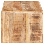 Mesita de Noche 2 pcs Marrón Madera de mango maciza