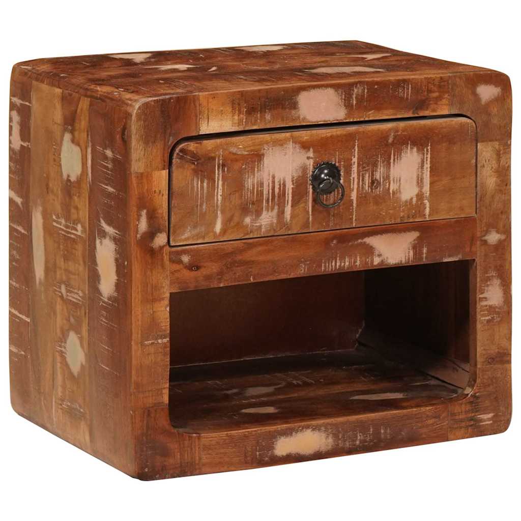 Armario de Noche 2 pcs Roble artesanal 50 x 32.5 x 80cm