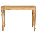 Mesa de Café Marrón 110 x 55 x 77 cm Madera de mango maciza