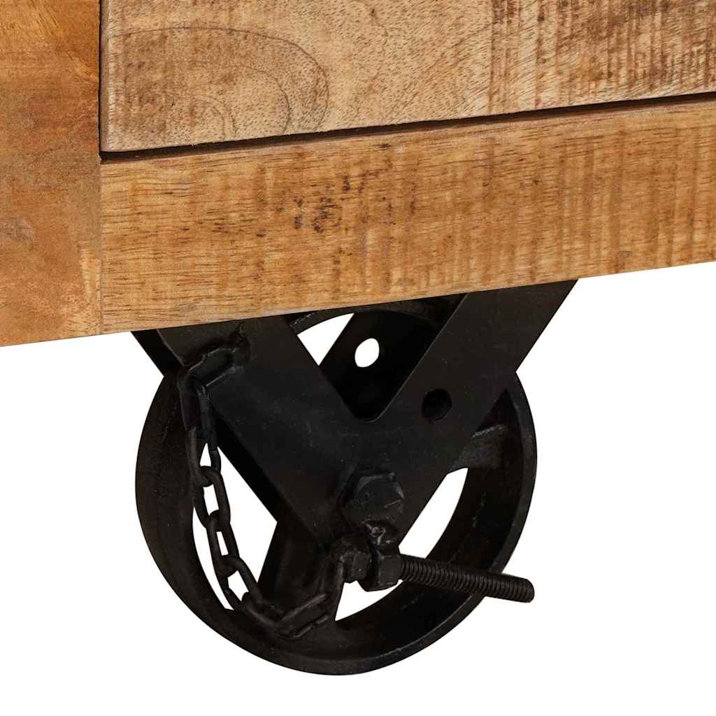 Armario auxiliar Marrón 70 x 38 x 63 cm madera maciza de mango