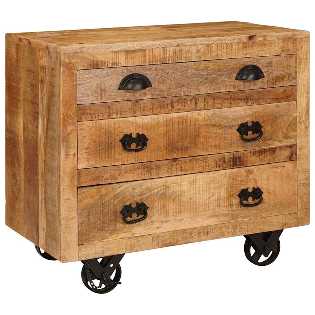 Armario auxiliar Marrón 70 x 38 x 63 cm madera maciza de mango