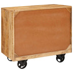 Armario auxiliar Marrón 70 x 38 x 63 cm madera maciza de mango