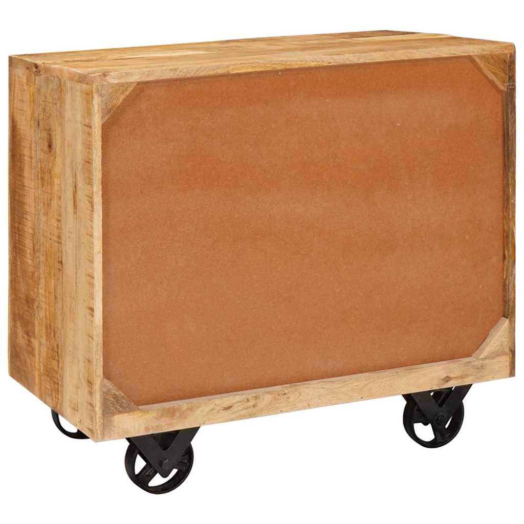Armario auxiliar Marrón 70 x 38 x 63 cm madera maciza de mango