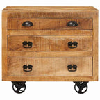 Armario auxiliar Marrón 70 x 38 x 63 cm madera maciza de mango