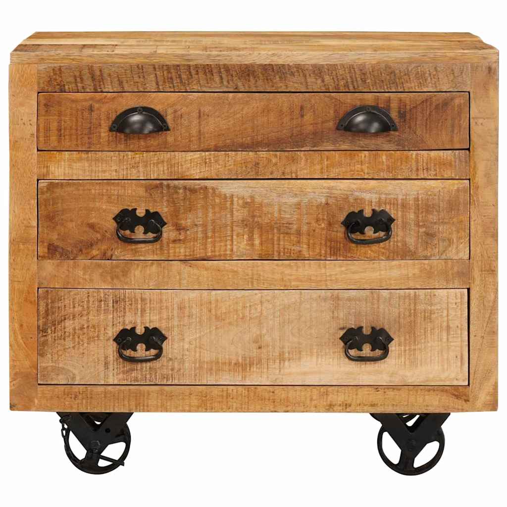 Armario auxiliar Marrón 70 x 38 x 63 cm madera maciza de mango