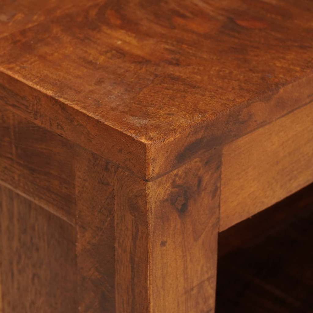 Mueble de TV Marrón 110 x 30 x 40 cm madera maciza de mango
