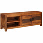 Brown TV Cabinet 110 x 30 x 40 cm Solid Mango Wood
