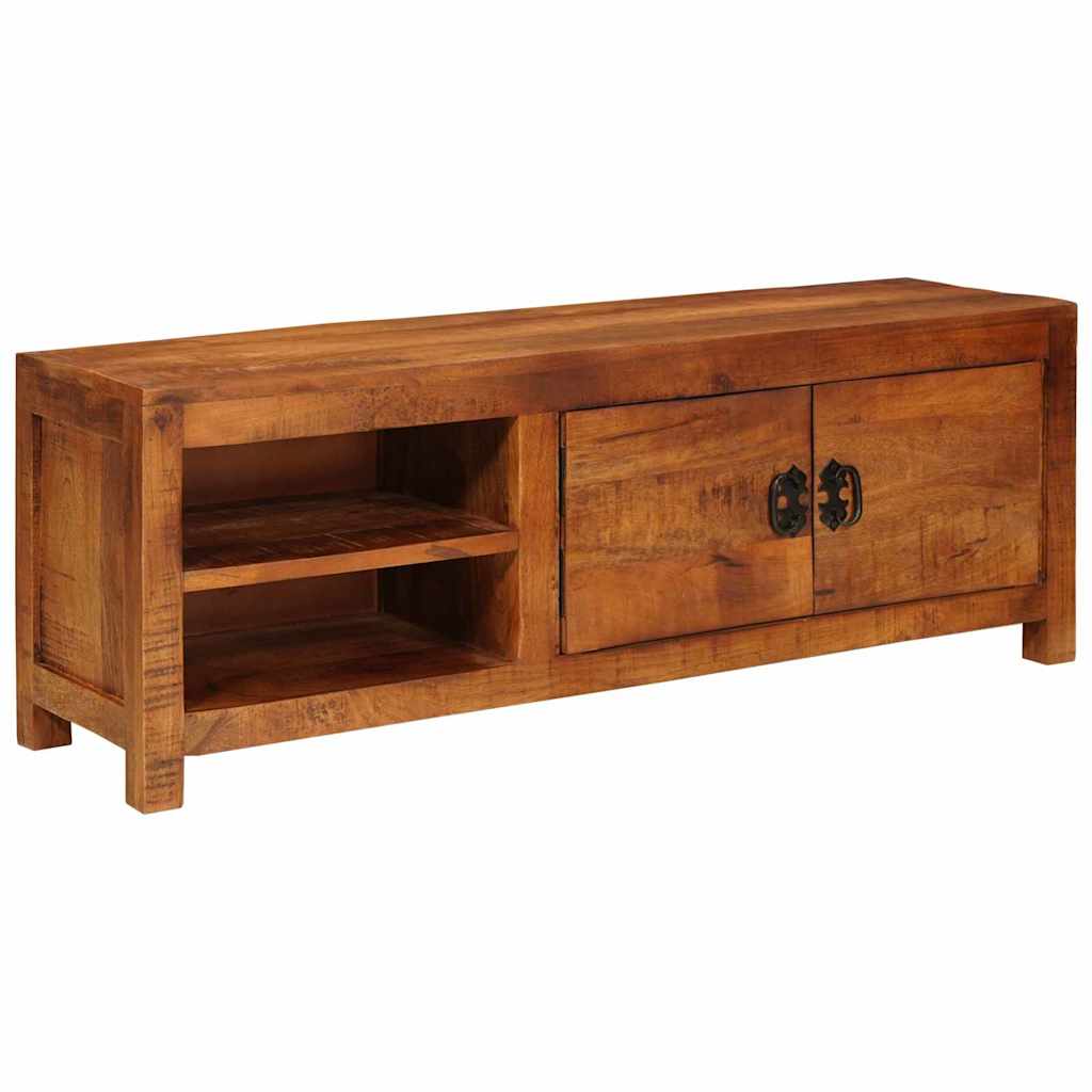Mueble de TV Marrón 110 x 30 x 40 cm madera maciza de mango