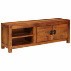 Mueble de TV Marrón 110 x 30 x 40 cm madera maciza de mango