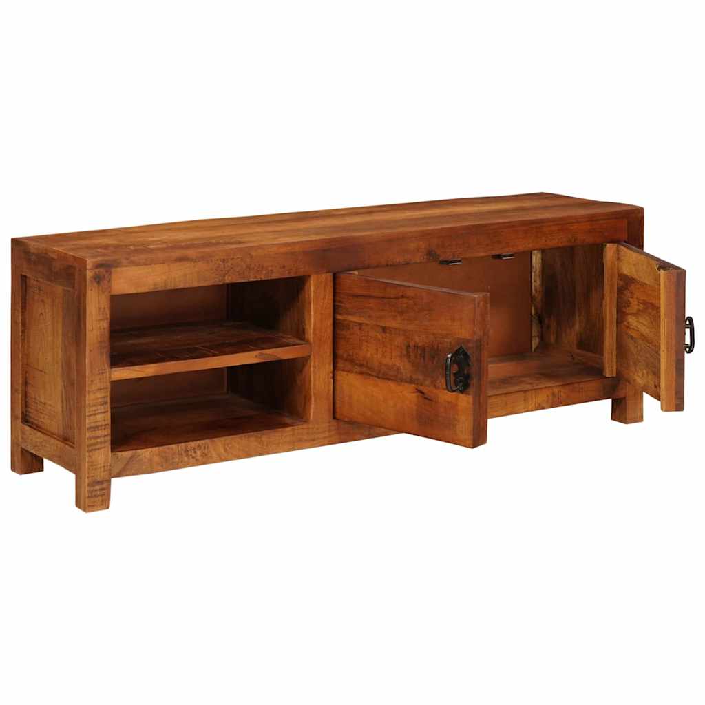 Mueble de TV Marrón 110 x 30 x 40 cm madera maciza de mango