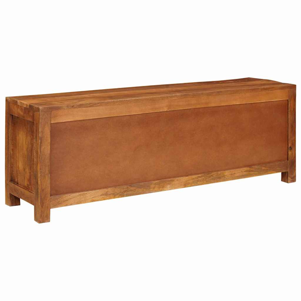 Mueble de TV Marrón 110 x 30 x 40 cm madera maciza de mango