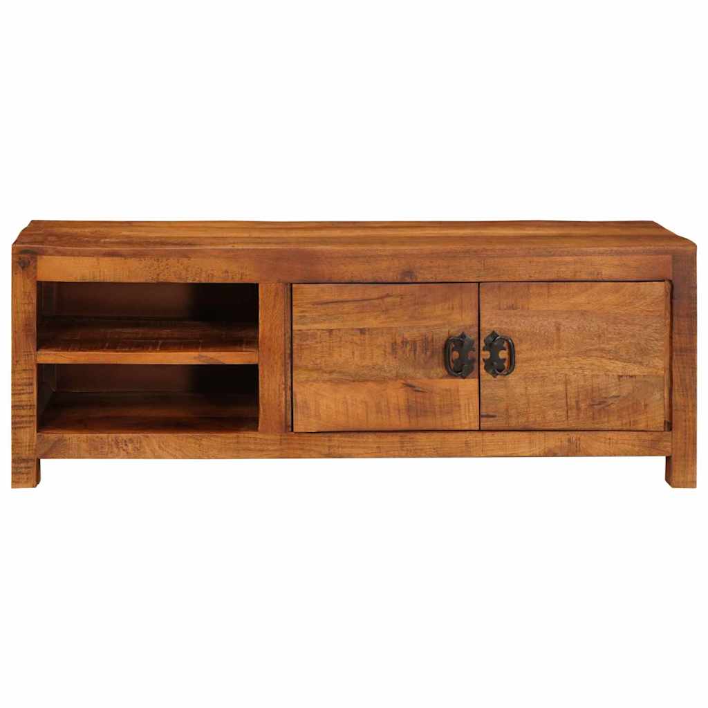 Mueble de TV Marrón 110 x 30 x 40 cm madera maciza de mango