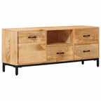 Soportes para TV Marrón 110 x 30 x 46 cm Madera de mango maciza