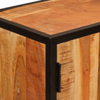 Aparador Beta Natural 70 x 30 x 75 cm Madera de Acacia Sólida