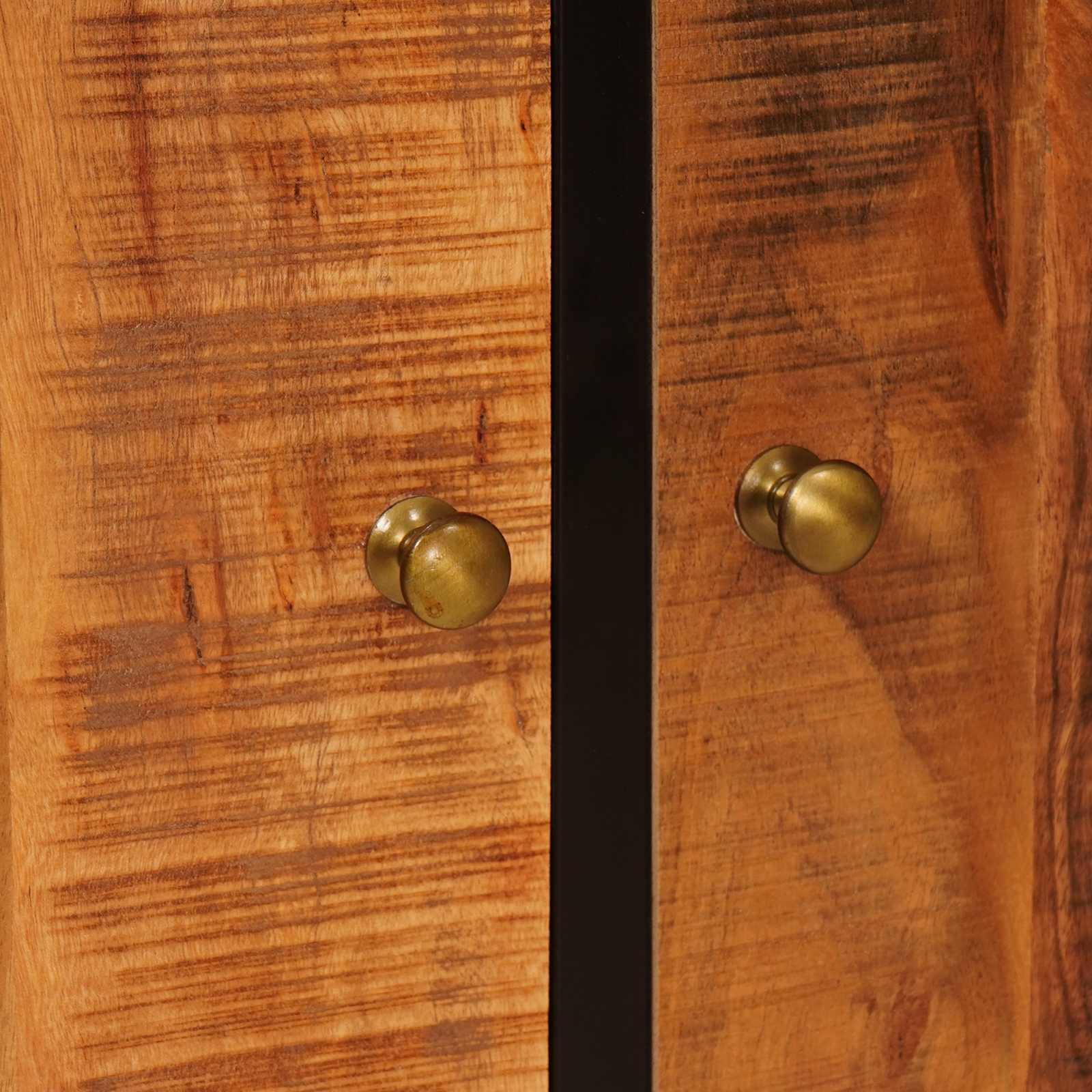 Aparador Beta Natural 70 x 30 x 75 cm Madera de Acacia Sólida