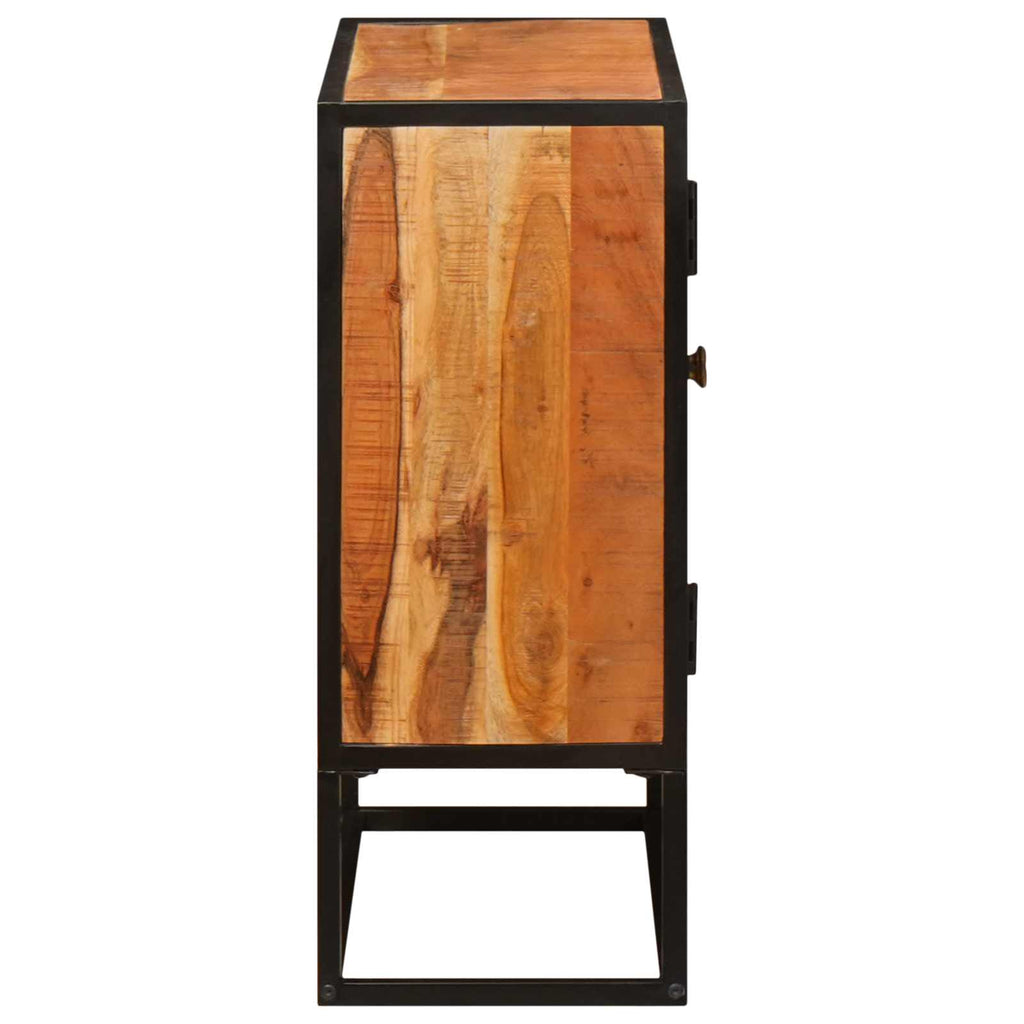 Aparador Beta Natural 70 x 30 x 75 cm Madera de Acacia Sólida