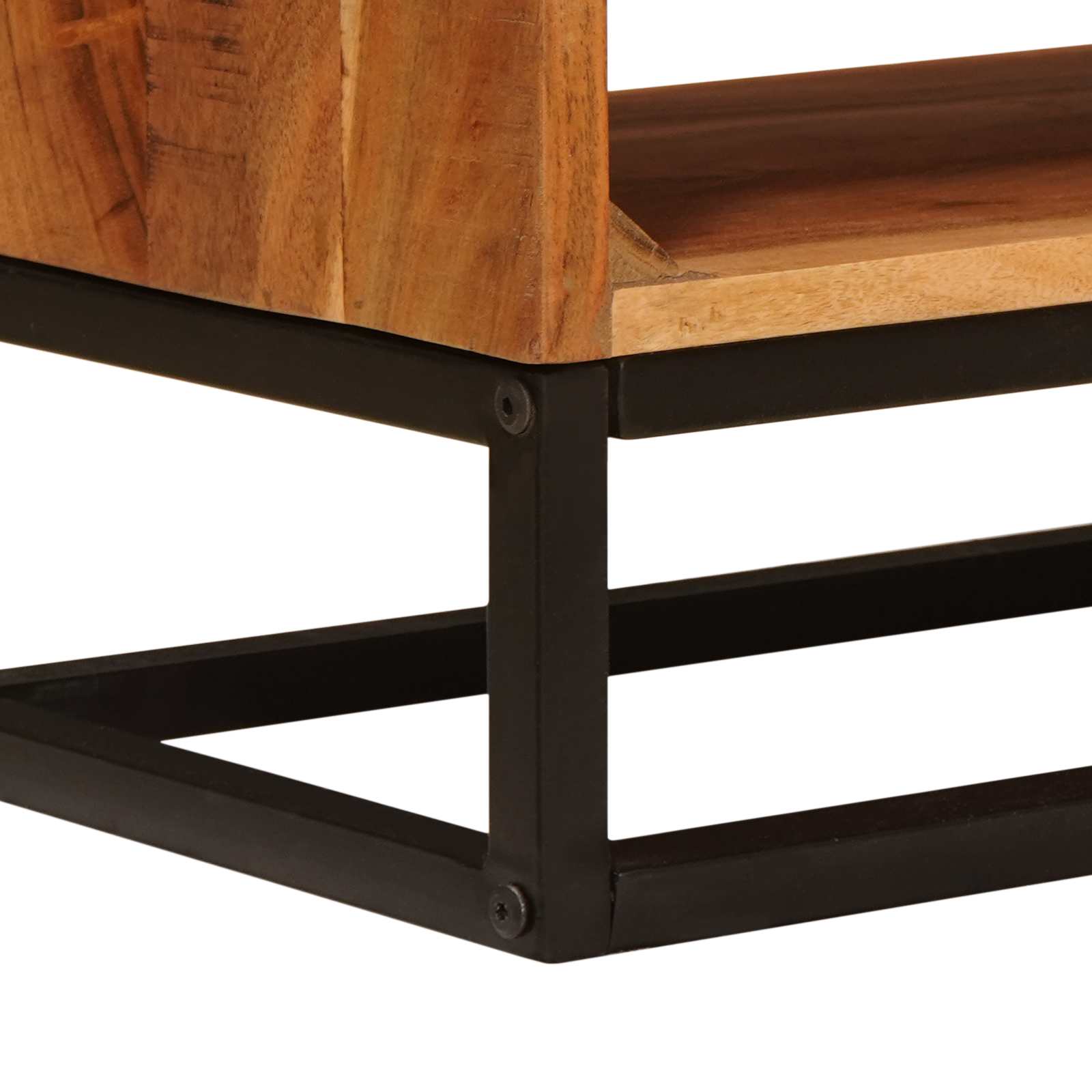 Mueble de TV Natural 110 x 30 x 44 cm Madera de Acacia Sólida