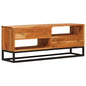 Mueble de TV Natural 110 x 30 x 44 cm Madera de Acacia Sólida