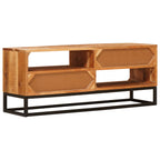 Mueble de TV Natural 110 x 30 x 44 cm Madera de Acacia Sólida