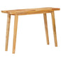 Mesa de Refeição Natural 100 x 35 x 75 cm Madeira de mangueira maciça