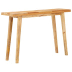 Mesa de comedor Natural 100 x 35 x 75 cm Madera de mango maciza