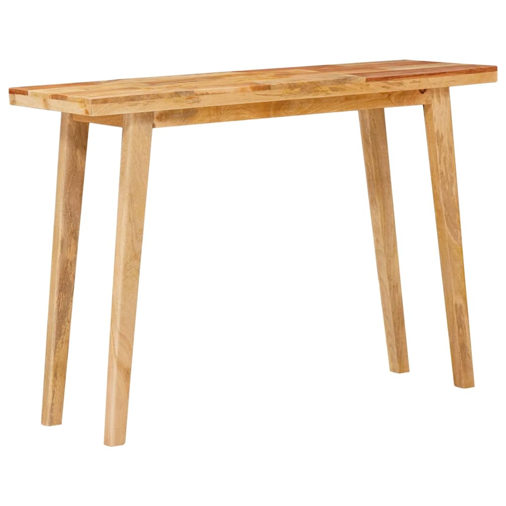 Mesa de comedor Natural 100 x 35 x 75 cm Madera de mango maciza