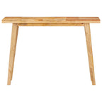 Mesa de comedor Natural 100 x 35 x 75 cm Madera de mango maciza