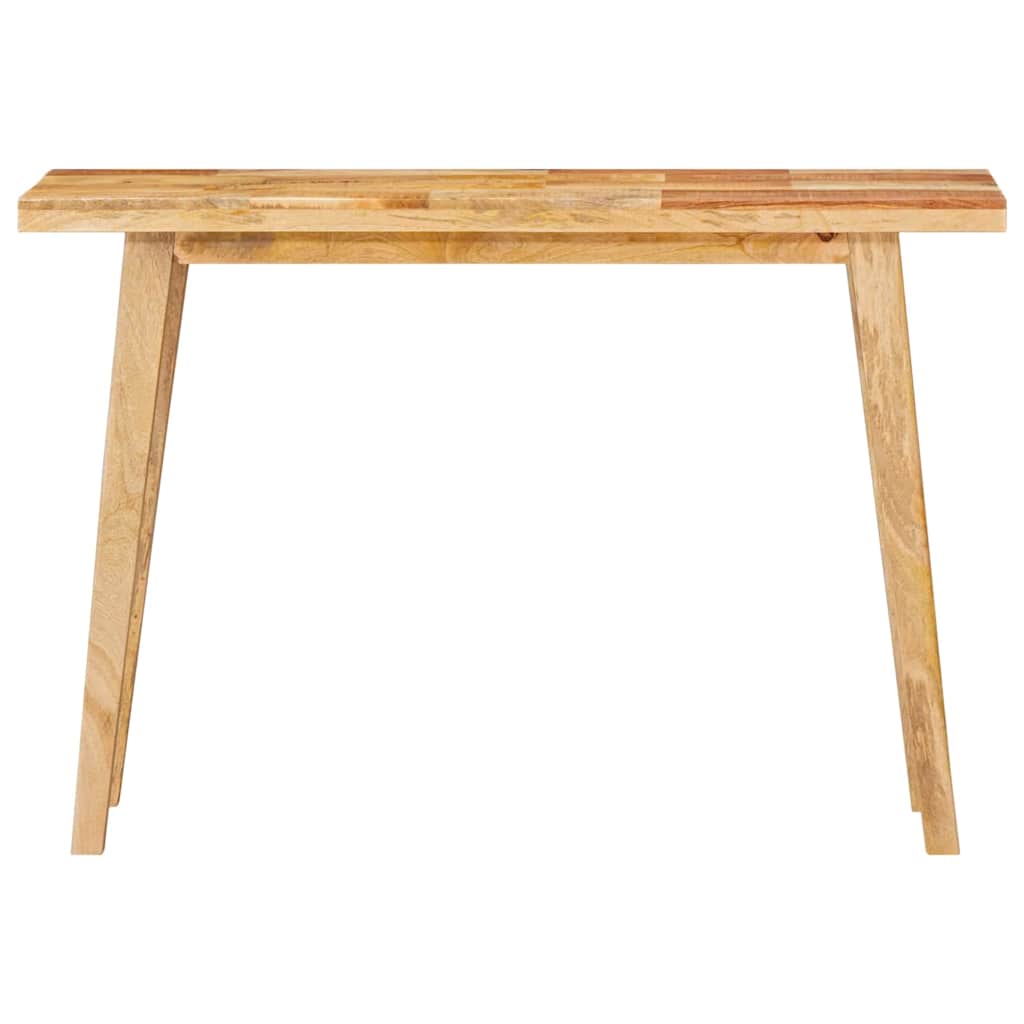Mesa de comedor Natural 100 x 35 x 75 cm Madera de mango maciza