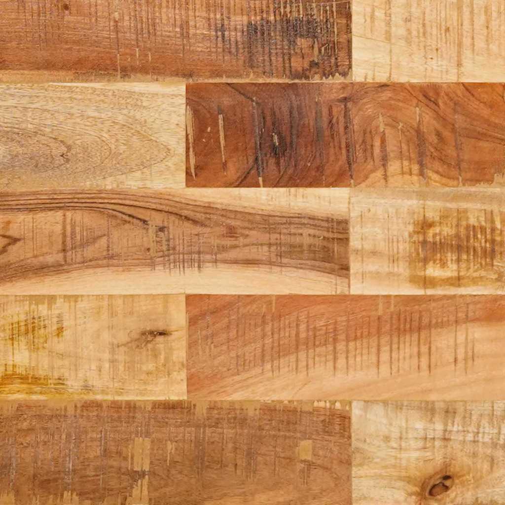 Mesa de comedor Natural 100 x 35 x 75 cm Madera de mango maciza