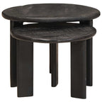 Mesas de Café Nido 2 pcs Madera de mango maciza
