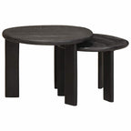 Mesas de Café Nido 2 pcs Madera de mango maciza
