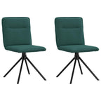 Silla de comedor cuero gamuza verde militar