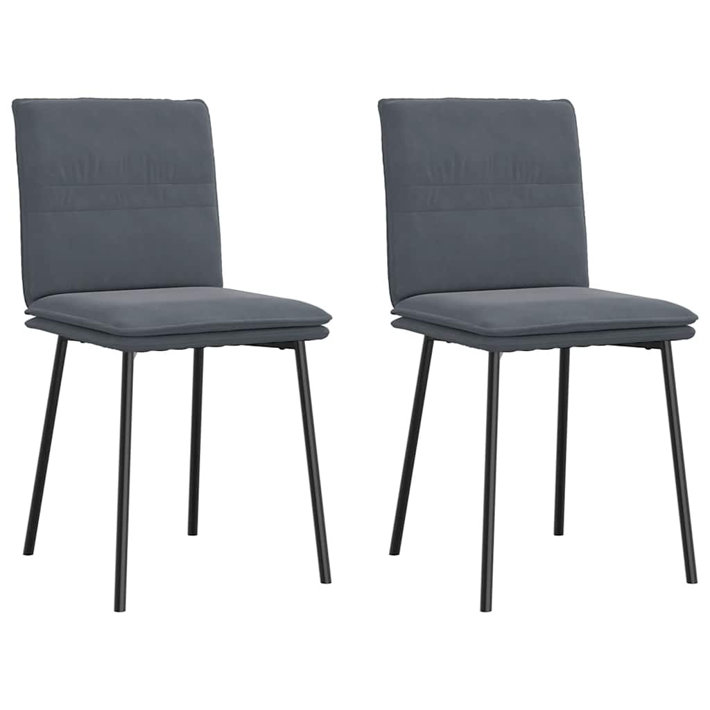 Silla de comedor cuero gamuza verde militar