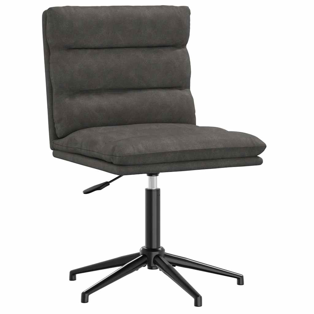Silla de comedor de cuero sintético marrón