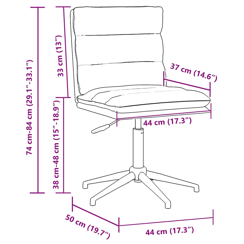 Silla de comedor de cuero sintético marrón