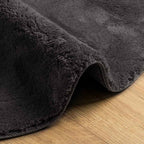 Alfombras de área HUARTE Antracita 100 x 200 cm 100% Poliéster