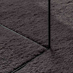 Alfombras de área HUARTE Antracita 100 x 200 cm 100% Poliéster