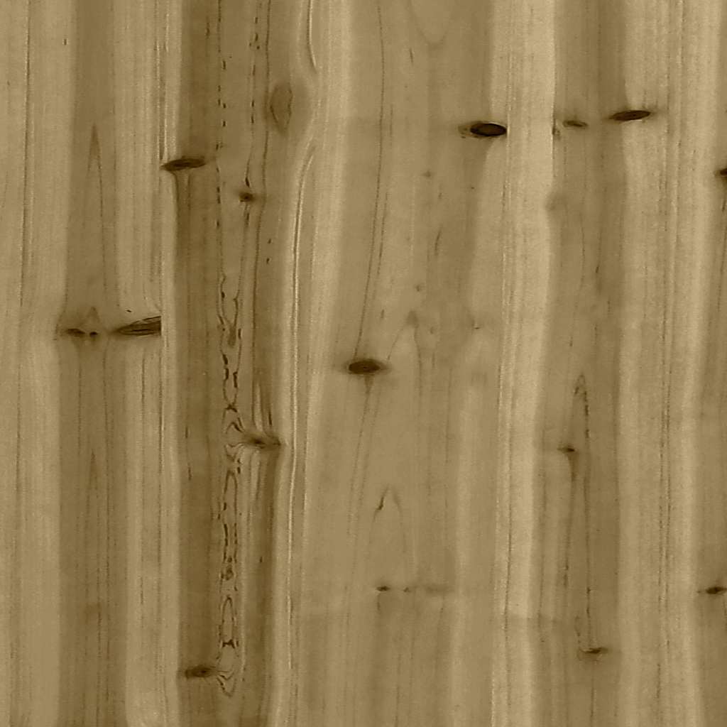 Sillas de jardín 2 uds 60x52,5x72 cm madera de pino impregnada