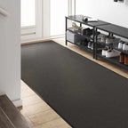 Felpudo Antracita y Negro 120 x 350 cm 100% Poliamida