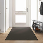 Felpudo Antracita y Negro 120 x 350 cm 100% Poliamida