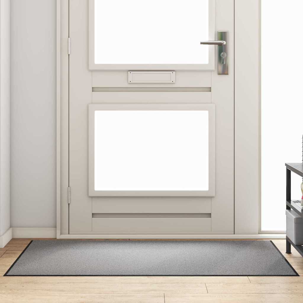 Felpudo Antracita y Negro 120 x 350 cm 100% Poliamida