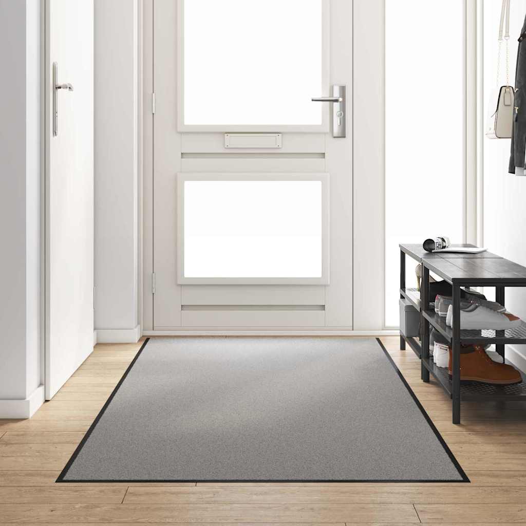 Felpudo Antracita y Negro 120 x 350 cm 100% Poliamida